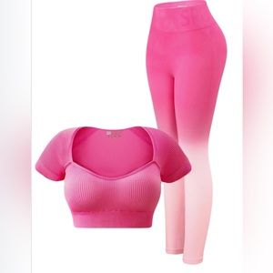 Small Pink Workout Set